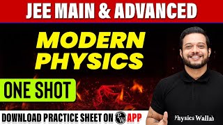 MODERN PHYSICS in 1 Shot  All Concepts Tricks amp PYQs Covered  JEE Main amp Advanced [upl. by Aldon]