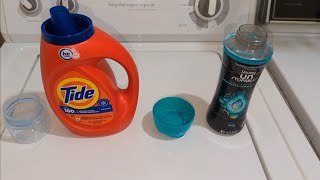 ASMR Tide Laundry Detergent in Washer [upl. by Vizzone831]