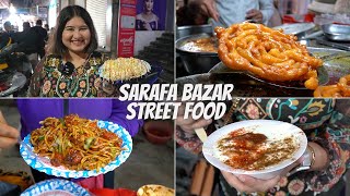 Indore Street Food Part 1 SARAFA BAZAR  Chaat Chinese Jaleba Dahi Bada amp More [upl. by Flynn]