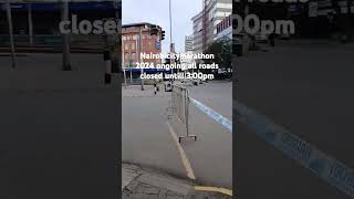 Nairobi city marathon 2024 ongoing marathon happening trending love viral foryou funnyvideos [upl. by Htebazil]