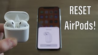 How To Reset AirPods  Fix ANY and ALL Problems [upl. by Tshombe724]