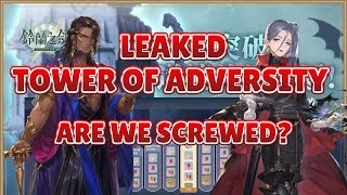 LEAKED TOWER OF ADVERSITY  ARE YOU READY Sword of Convallaria [upl. by Allemat]