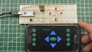 Robot controller using Bluetooth [upl. by Ettenhoj]