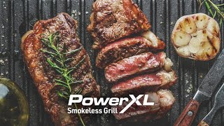 PowerXL Smokeless Grill  Weniger Rauch – voller Grillgeschmack  MediaShopTV [upl. by Apple]