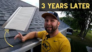 COSTCO Easy On gutter guard review after 3 years Keep your gutters clean for years [upl. by Harras157]