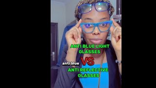 DO ANTIBLUE GLASSES PROTECT YOUR EYES OR IS IT SAME WITH ANTI REFLECTIVE GLASSES antibluelight [upl. by Eelsew920]