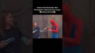 Andrew Garfield quotSpiderManquot foreigners really know how to play😆 [upl. by Hubsher]