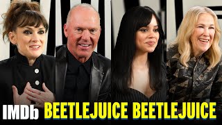 BEETLEJUICE BEETLEJUICE Interview  Jenna Ortegas HOT TAKE on Tim Burton Films  IMDb [upl. by Anoyek204]