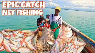 MASSIVE RED SNAPPER CATCH 4MILES OFF THE SOUTH COAST [upl. by Enixam]