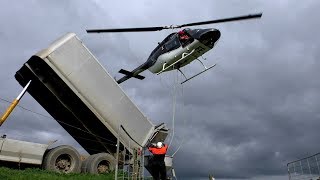 Helicopter aerial topdressing [upl. by Allina69]