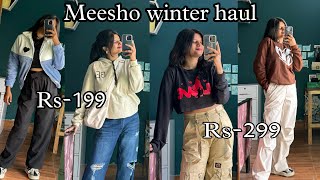 Meesho Winter wear haul•Hoodies sweatshirt amp jackets [upl. by Joceline]