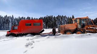 75 Ton Ağırlığında Karavanla Kara Saplandık  Greyder Bile Çıkaramadı [upl. by Nitin]