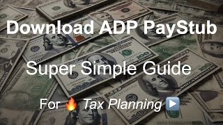 ✅ ✅ How To Download Your Pay Stub from ADP in Just a Few Clicks  Made Easy 🎉🚀 [upl. by Odelle]