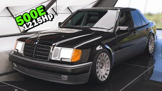 Forza Horizon 5  MercedesBenz 500E Customization amp Top Speed [upl. by Retsbew]