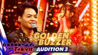 AMAZING VOICE Melody Mendapatkan GOLDEN BUZZER Dari Reza Arap  Indonesias Got Talent 2023 [upl. by Atterys873]