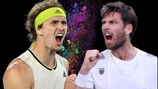 Alexander Zverev VS Cameron Norrie  Australian Open 2024 [upl. by Tadd]