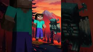 Minecraft Montero Edit 😍 Herobrine VS Mutant Mobs viralshorts montero trend anime denji [upl. by Randa507]