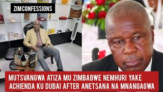 Mutsvangwa Atiza Mu Zimbabwe Nemhuri Yake Achienda Ku Dubai After Anetsana Na Mnangagwa [upl. by Farmann]