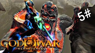 GOD OF WAR 3 REMASTERED PS5 AS CAVERNAS [upl. by Zetnas924]