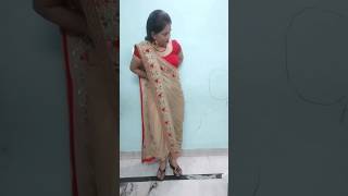 dhoti style saree draping sareelove saree sareefashion sareestyle sareedrapping shorts viral [upl. by Ettenel]