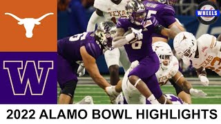 20 Texas vs 12 Washington Highlights  2022 Alamo Bowl  2022 College Football Highlights [upl. by Ecirad]