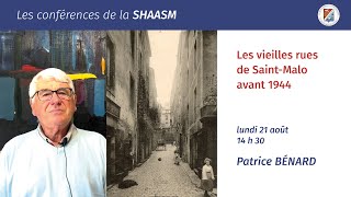 Conférence de Patrice Bénard  SHAASM [upl. by Imat]