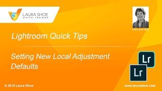 Setting Brush and Other Local Adjustment Defaults in Lightroom [upl. by Acinahs]