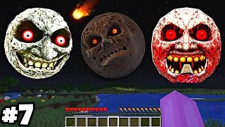 i Found Scary LUNAR MOON 😱 in Minecraft   Part 7 [upl. by Anawqahs]