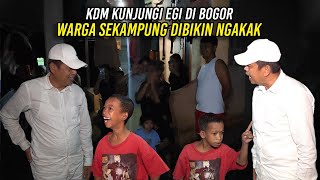 WARGA SEKAMPUNG DIBIKIN NGAKAK SAAT KDM KUNJUNGI EGI DI BOGOR [upl. by Akemehs]