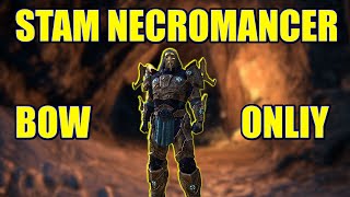 ESO Bow Only stamina necromancer PVP Gameplay [upl. by Jewell955]