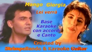 Lei Verrà  Giorgia Mango – Base karaoke con accordi e Canto Fair Use [upl. by Ardnaed]