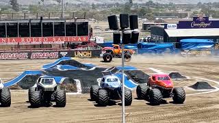 starting of monster jam in salinas 2022 [upl. by Thatcher699]