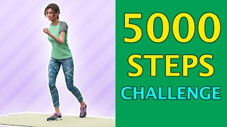 5000 Steps Challenge  Walk At Home [upl. by Ecydnak]