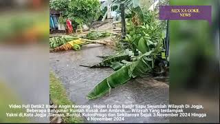 JOGJA BERDUKA DETIKDETIK BADAI DAHSYAT HUJAN ES amp BANJIR KOTA JOGJASLEMAN BANTUL amp KULONPROGO [upl. by Eirod]