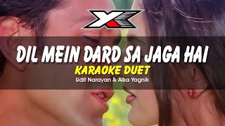 Dil Mein Dard Sa Jaga Hai Karaoke  Duet  Alka Yagnik Udit Narayan  Kranti  Bobby Deol Ameesha [upl. by Mieka822]