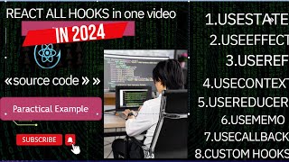 React Hooks in ONE Video 2024  EASIEST Explanation   React JS Tutorialsource code part1 [upl. by Adnuhsal]