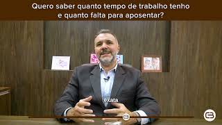 Como fico sabendo quanto tempo eu tenho de trabalho e quanto falta para aposentar [upl. by Rexer522]