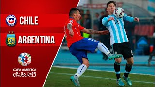 Chile 0 4 vs 1 0 Argentina  Final Copa América 2015  Radio ADN  Resumen [upl. by Bibbie]