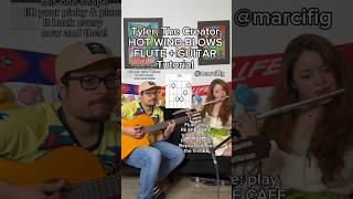 HOT WIND BLOWS  Tyler the creator flute tutorial guitar [upl. by Daza463]