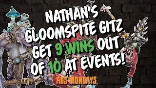 Nathans New Gloomspite Gitz have a 90 Win Rate at Tournaments  AOS Mondays [upl. by Arch780]