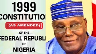 Constitutional amendment Atiku proposes rotational presidency 6yr single tenure others [upl. by Nicola]