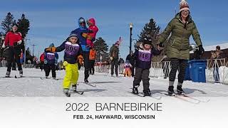 Video 2022 Barnebirkie Feb 24 Hayward Wisconsin [upl. by Akital]