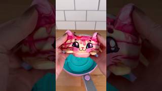 Cookeez Makery Pancake Treatz Strawberry Pankitty 🍓🐱🥞 asmr shorts cookeezmakery [upl. by Salokkin122]