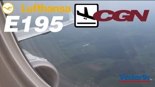 Lufthansa EMB 190 Landing in CologneBonn [upl. by Anatnom]