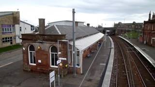 Saltcoats Railway Station North Ayrshire Scotland [upl. by Milford]