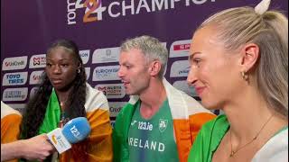 European gold medal for Ireland in the mixed 4x400m relay [upl. by Atiana]