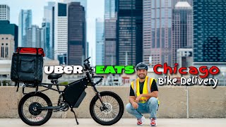 Uber Eats Bike Delivery  Chicago [upl. by Zevahc]