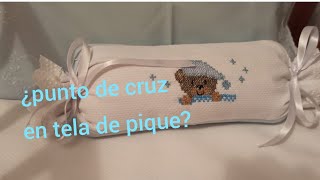 ¿cómo hacer punto de cruz en cualquier tela [upl. by Scornik]