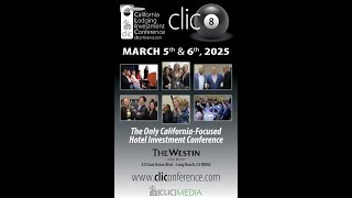 California Lodging Investment Conference CLIC 8 with Dr Suzanne Bagnera FIU [upl. by Ardnoet]