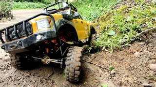 RC Rock Crawling In 4k Gmade Komodo gs01 [upl. by Haraj]